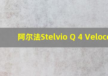 阿尔法Stelvio Q 4 Veloce